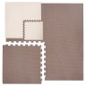 eyepower Puzzlematte Braun Beige 4 Matten je 60x60x2cm + 2 Randstucke Коврик-пазл коричневый бежевый 4 коврика 60x60x2см каждый + 2 края