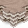 eyepower Puzzlematte Braun Beige 4 Matten je 60x60x2cm + 2 Randstucke Коврик-пазл коричневый бежевый 4 коврика 60x60x2см каждый + 2 края
