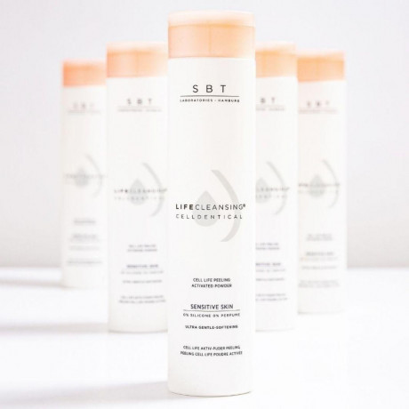 SBT cell identical care CellLife Aktiv-Puder-Peeling  Активный порошковый пилинг CellLife