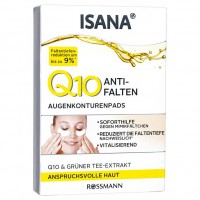 Isana Q10 Anti-Falten Augenkonturenpads 12 шт.