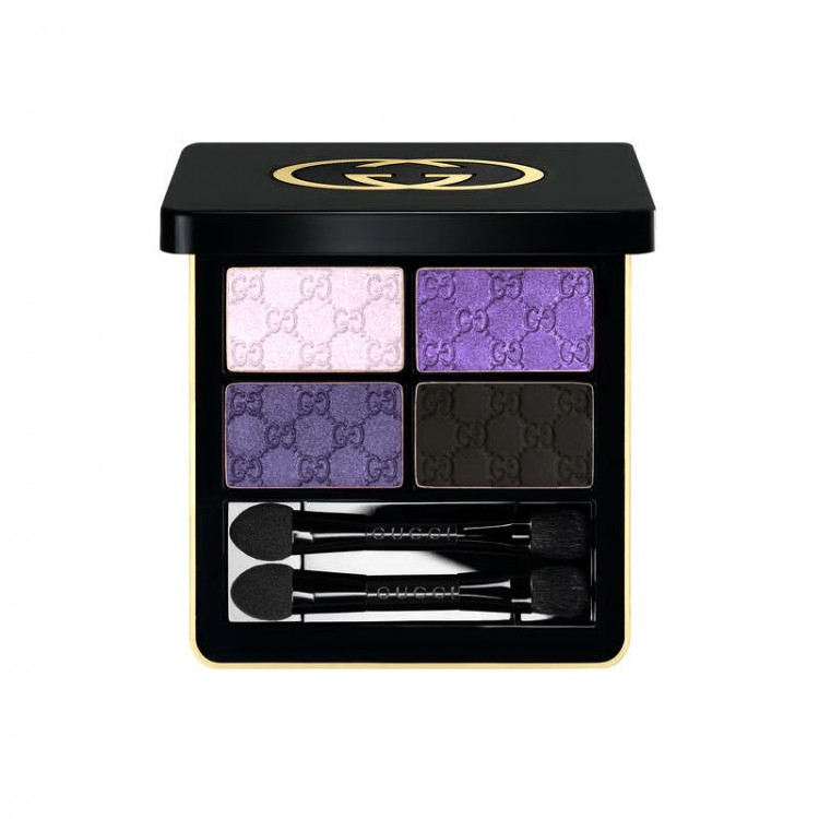 Четырехцветные тени для век Gucci Magnetic Color Shadow Quad, оттенок 110 Smoky Amethyst Четырехцветные тени для век Gucci Magnetic Color Shadow Quad, оттенок 110 Smoky Amethyst