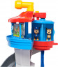 PAW PATROL Lookout Tower Cмотровая вышка, высота более 50 см, игровой набор «Штаб» с 1 базовой полицейской машиной, 2 фигурками для погони и аксессуарами, 3+