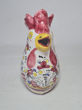 Labor Deruta Кувшин в форме курицы разноцветный, 20 x 15 см, Германия, 1960-70гг.