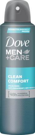Dove MEN+CARE Дезодорант-спрей Care Clean Comfort, 150 мл