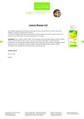 Krauterhaus Sanct Bernhardt Lemon Shower Gel, 250 мл