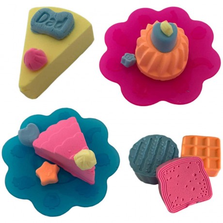 LEO  EMMA Air Dough Luftknete Spielknete Set 40 teilig Набор для лепки из воздушного теста Air Dough 40 штук