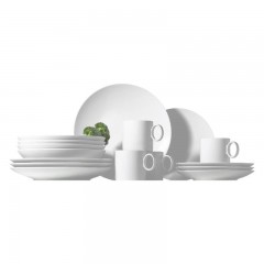Thomas Thomas Loft Weiss Kombi-Set 4 Personen mit Becher 16-tlg. Комбинированный набор Thomas Loft Weiss на 4 персоны с кружкой из 16 предметов.