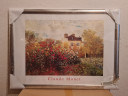 Картина-репродукция винтажная Клод Моне "Дом художника", в раме, 74 х 55 см, Германия, 1980-90гг.