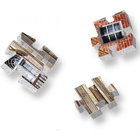 Wrebbit Wrebbit 3D Puzzle 415 Teile Harry Potter Fuchsbau Пазл Wrebbit 3D 415 деталей Гарри Поттер Нора