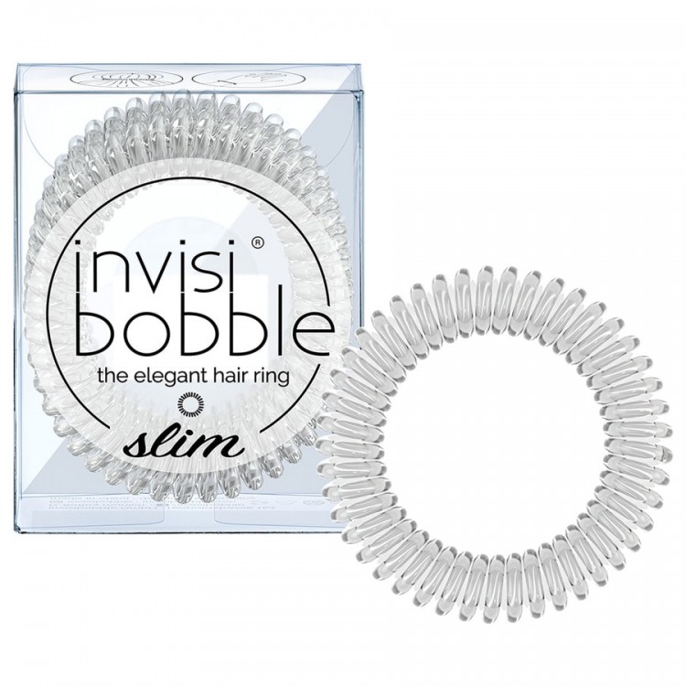 Invisibobble (Инвизибобл) Crystal Clear Haargummi Slim, 1 шт. Invisibobble (Инвизибобл) Crystal Clear Haargummi Slim, 1 шт.