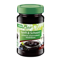 REWE Bio Нежная черная смородина и черника 250г