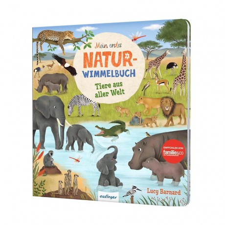Thienemann Esslinger Verlag Mein erstes Natur-Wimmelbuch: Tiere aus aller Welt Моя первая книга о поиске предметов на природе: животные со всего мира