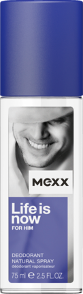 Mexx Life is Now Man Дезодорант Натуральный спрей, 75 мл