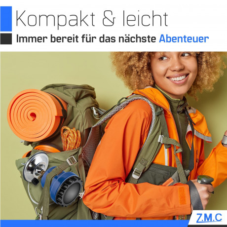 ZMC ZMC Gaskocher Campingkocher Gaskocher Shisha Kohleanzunder Stechgaskartusche Herd, (Maximale Temperatur: 1100W / Gewicht: 520g), Butangasbrenner Kartuschenkocher Kochfeld fur Festivals, Wanderungen Газовая плита ZMC, походная плита, газовая плита, уг