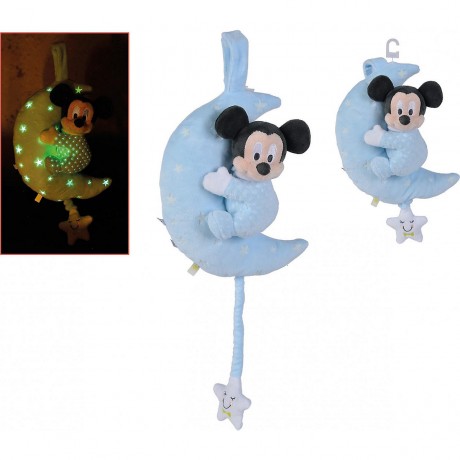 Simba Disney Mickey Glow in the Dark Spieluhr Mond Disney Mickey Светится в темноте Музыкальная шкатулка Луна