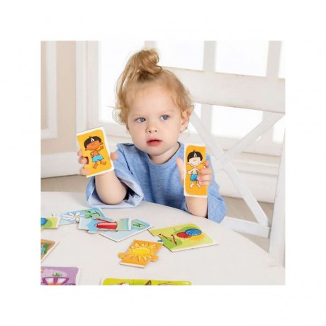 Montessori® Triple-Puzzles -Was kommt als nachstes? Тройные головоломки