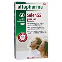 Altapharma Selen 55 plus Jod Mini-Tabletten Минитаблетки Селен+Йод для поддержания функции щитовидной железы 9,5 г