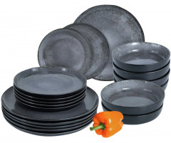 Moritz &amp; Moritz Moritz &amp; Moritz Tafelservice 18-tlg. Digital anthrazit Сервиз Moritz &amp;amp; Moritz 18 предметов. Цифровой