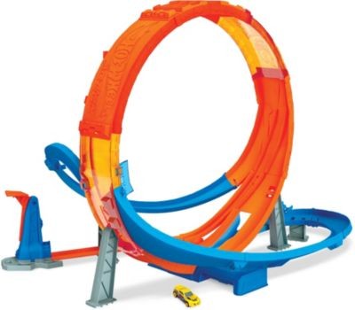 Mattel Hot Wheels Riesen Looping-Crash Trackset (online) Hot Wheels Giant Looping Crash Trackset (онлайн)