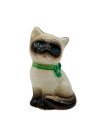 Статуэтка миниатюрная винтажная Goebel "Сиамская кошка", фарфор, 4 х 3 см, Германия, 1960-70гг.