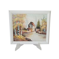 Braun Картина "Водяная мельница" 27.5см x 23см, Германия, 1960-70гг.