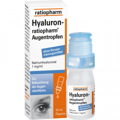 ratiopharm Hyaluron-ratiopharm Augentropfen Глазные капли Гиалурон Ратиофарм