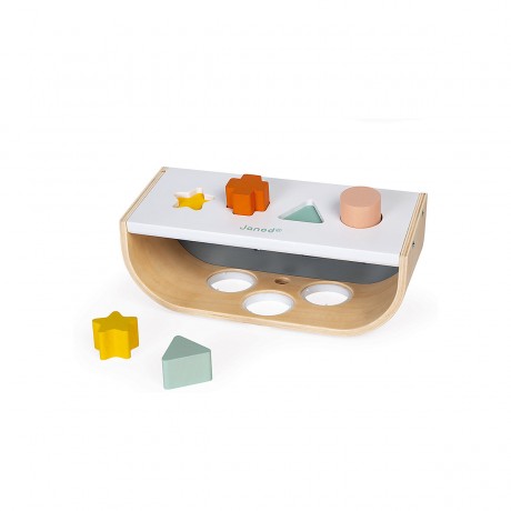 Janod Sweet Cocoon Schlag- und Sortierspiel Игра «Сладкий кокон»: попадание и сортировка