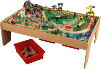 KidKraft Waterfall Mountain Train Set  Table Стол для горного поезда с водопадом