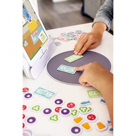 Osmo Lernspielzeug Pizza Co. Starter Kit fur iPad und Fire-Tablet spielend lernen Развивающие игрушки Pizza Co. Starter Kit для iPad и планшета Fire Учитесь