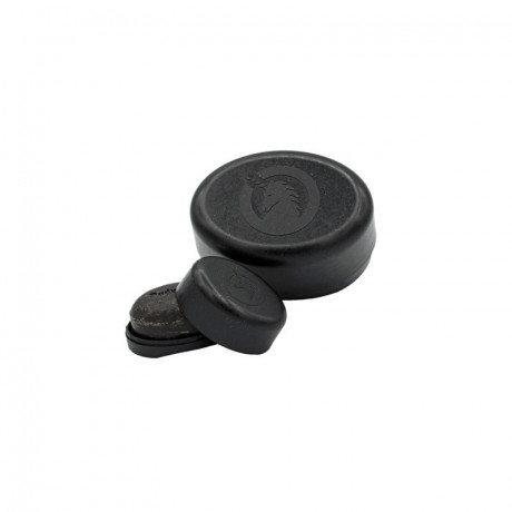 Spavivent Seifendose Flussigholz samtschwarz klein Мыльница из жидкого дерева бархатная черная маленькая