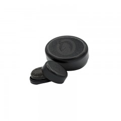 Spavivent Seifendose Flussigholz samtschwarz klein Мыльница из жидкого дерева бархатная черная маленькая