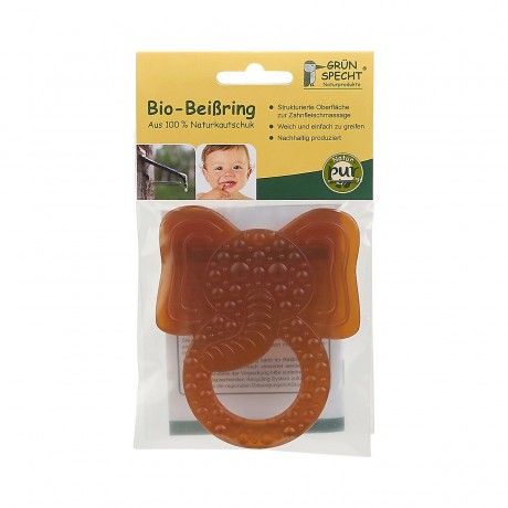 Grunspecht Bio-Beissring aus Naturkautschuk Органическое кольцо для прорезывания зубов из натурального каучука