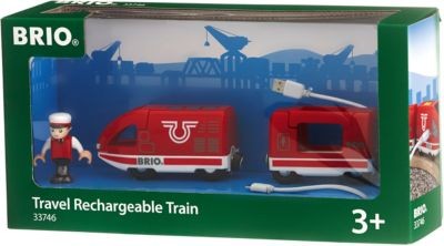 BRIO Roter Akku-Reisezug Пассажирский поезд с красной батареей