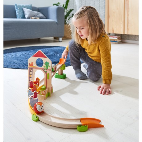 Haba Kullerbu – Kugelbahn Huhner-Domino Куллбу