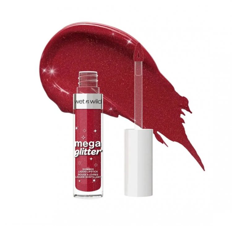 wet n wild Mega Glitter Shimmer Liquid Lipstick, Жидкая помада 3 мл wet n wild Mega Glitter Shimmer Liquid Lipstick, Жидкая помада 3 мл