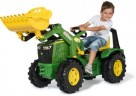 Rolly Toys Trettraktor rollyX-Trac Premium John Deere 8400R mit Frontlader Педальный трактор rollyX-Trac Premium John Deere 8400R с фронтальным погрузчиком