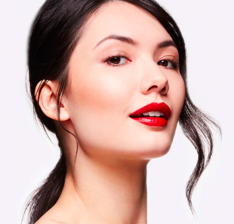 MAC Hypnotizing Holiday Ace your Face Look in a Box RED, МАК Набор из четырех продуктов для макияжа глаз и губ, Красный