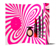 MAC Hypnotizing Holiday Ace your Face Look in a Box RED, МАК Набор из четырех продуктов для макияжа глаз и губ, Красный
