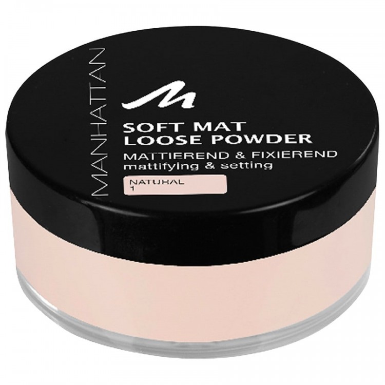 Manhattan Soft Mat Loose Powder Puder Puder, №2 beige Manhattan Soft Mat Loose Powder Puder Puder, №2 beige