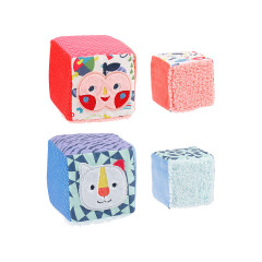 Fehn 4er Set Wurfel COLOR Friends Набор из 4-х кубиков COLOR Friends