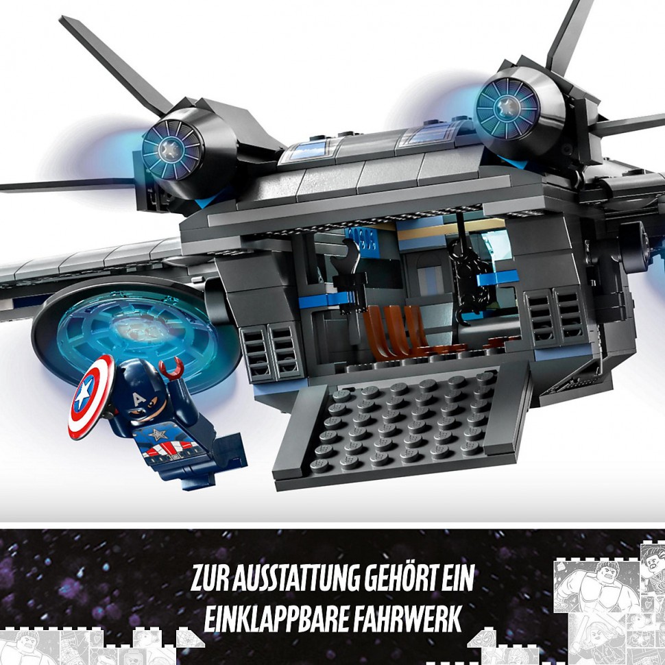 Купить LEGO LEGO Marvel Super Heroes 76248 Der Quinjet der Avengers LEGO  Marvel Super Heroes 76248 Квинджет Мстителей в интернет-магазине  Diskontshop.eu Германия всего за 12 387 руб. в