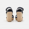 Tommy Hilfiger GOLDEN WEBBING WEDGE Espadrilles space blue GOLDEN WEBBING WEBBING WEDGE Эспадрильи космический синий