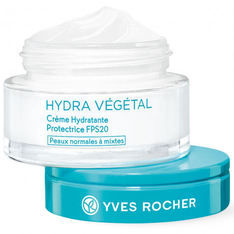 Yves Rocher Hydra Vegetal Schutzende Feuchtigkeitscreme gel LSF20  Hydra Vegetal Защитный увлажняющий крем SPF20