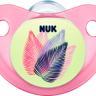Nuk Соска (успокаивающая) Силиконовая, Night и Day, Размер 1, 0-6 Месяц	ы, Motiv Girl, 2 шт