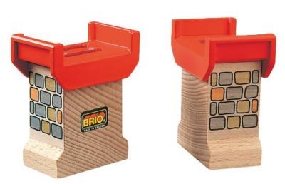 BRIO Bruckenfundament (2 Stuck) Фундамент моста (2 шт.)