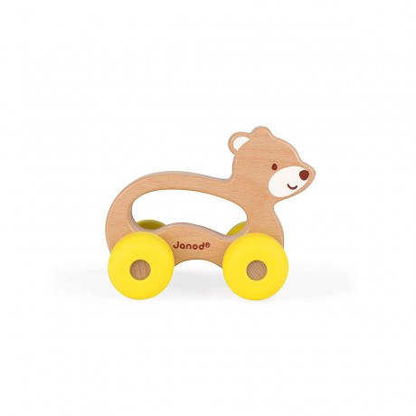 Janod J04613 Baby Pop Greifling-Auto J04613 Машинка для прорезывания зубов Baby Pop