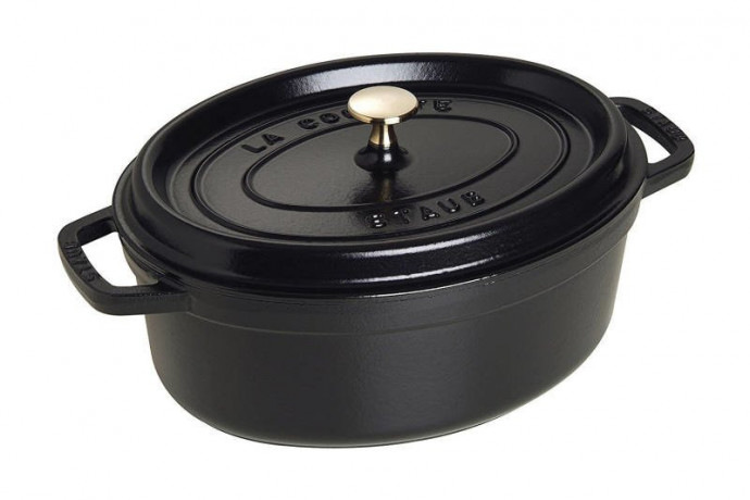 Staub Staub Br\u00e4ter Cocotte 29cm oval  schwarz Staub Br&gt;4ter Кокотка 29см овал