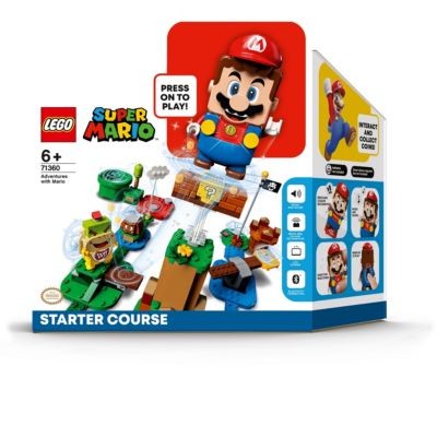 Купить LEGO Super 2 из Starterset + Set: mit предметов: - 71360 Mario Abenteuer - Abenteuer Starterset Super начальный 71360 + с «Приключения Mario 71387 Набор набор Mario mit 2er Luigi Марио»