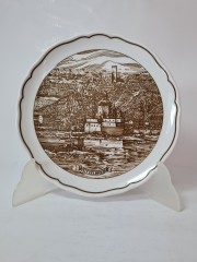 Hutschenreuther 1814 Декоративная тарелка &quot;Винодельческие регионы Германии&quot;, 20см, Германия, 1970-80гг.