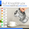 ZMC ZMC Wasserkocher Wasserkocher Glas mit Temperaturwahl 1,8 Liter Warmhaltefunktion, LED Beleuchtung / mit Einstellbare Temperatur Temperatureinstellung  Чайник ZMC стеклянный чайник с выбором температуры, функция подогрева 1,8 л, светодиодное освещение